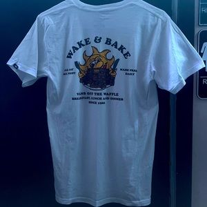 VANS I ❤️ waffles tee-shirt (small)